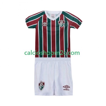 Fluminense Bambino Maglia Prima 2025/2026 Manica Corta